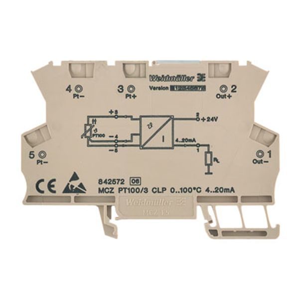 Temperature transducer, 2-/3-wire connection technology, Output curren image 2