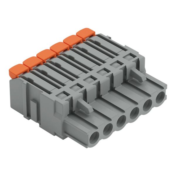 2231-1107/327-000 1-conductor female connector; lever; Push-in CAGE CLAMP® image 1
