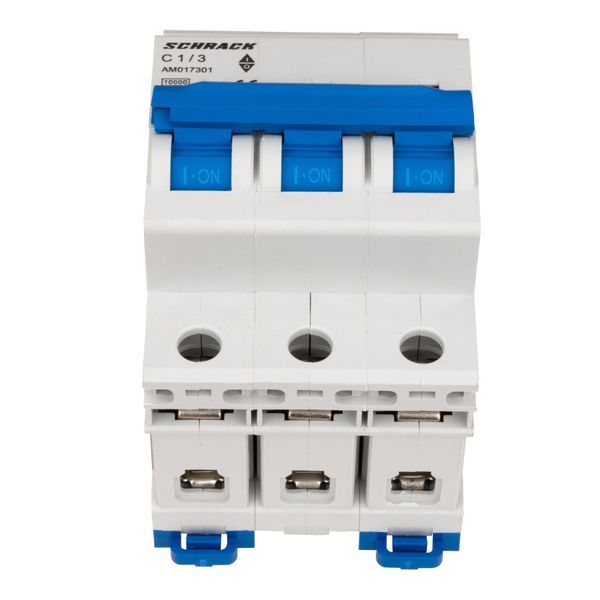 Miniature Circuit Breaker (MCB) AMPARO 10kA, C 1A, 3-pole image 3