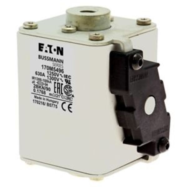 Fuse-link, high speed, 900 A, AC 690 V, 2 x size 2, 59 x 149 x 69 mm, aR, IEC, single indicator image 10