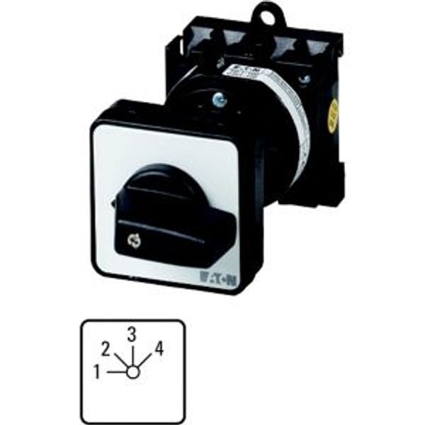 Step switches, T0, 20 A, rear mounting, 4 contact unit(s), Contacts: 8, 45 °, maintained, Without 0 (Off) position, 1-4, Design number 8251 image 2