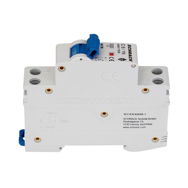 Miniature Circuit Breaker (MCB) AMPARO 6kA, C 6A, 1+N, 1MW image 6