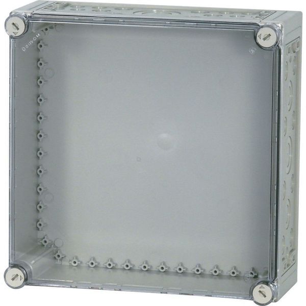 Insulated enclosure, +knockouts, HxWxD=375x375x150mm image 3