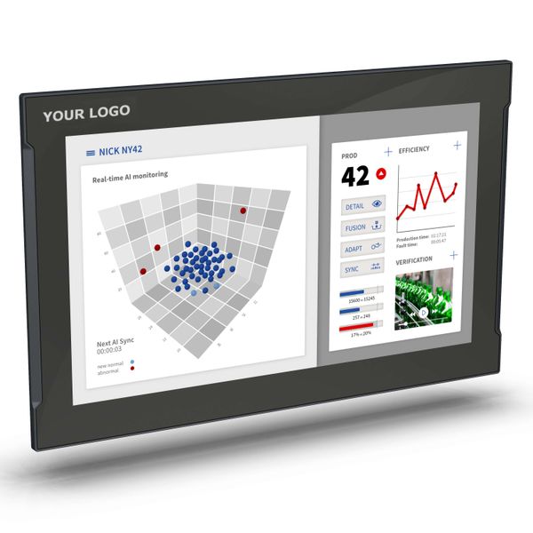 Industrial Monitor, 18.5" display with capacitive touchscreen, Build-i NYM10006M image 2