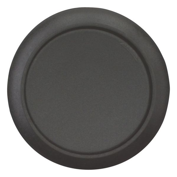 Pushbutton, Flat, maintained, 2 NC, Screw connection, black, Blank, Bezel: black image 3