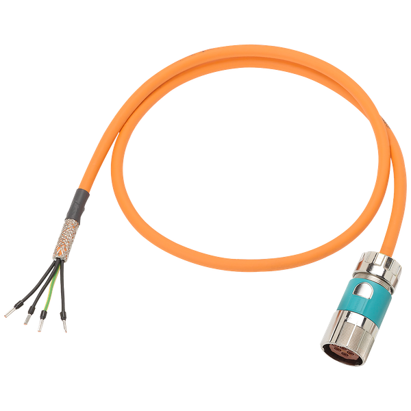 power cable type: 6FX5002-5CF12 pre-assembled 4x 4 C, SPEED-CONNECT Sz....6FX5002-5CF12-1AF0 image 1