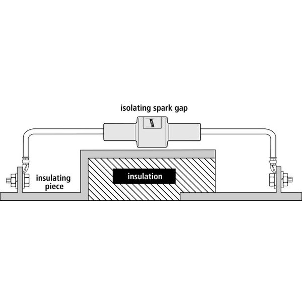 Isolating spark gap for Ex area with connecting cables 2x 2.0m image 3