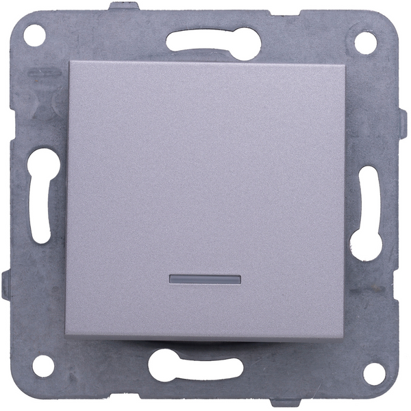 Karre Plus-Arkedia Silver (Quick Connection) Illuminated Switch image 1