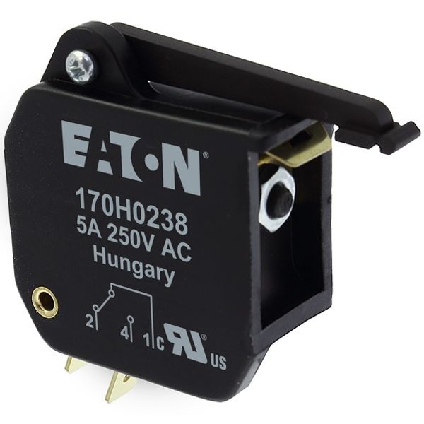 Microswitch, high speed, 5 A, AC 250 V, type T indicator, 2.8 x 0.5 lug dimensions image 4