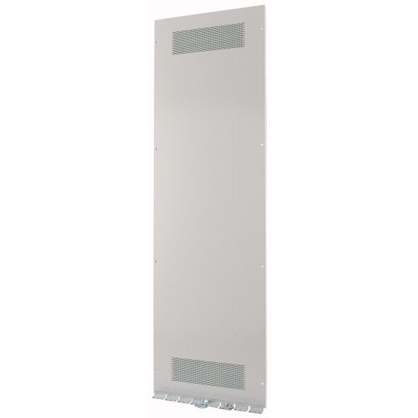 Front plate (section high), ventilated, W=600mm, IP31, grey image 1