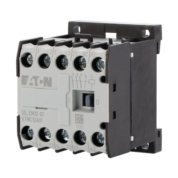 Contactor, 110 V 50 Hz, 120 V 60 Hz, 3 pole, 380 V 400 V, 5.5 kW, Contacts N/C = Normally closed= 1 NC, Screw terminals, AC operation image 14