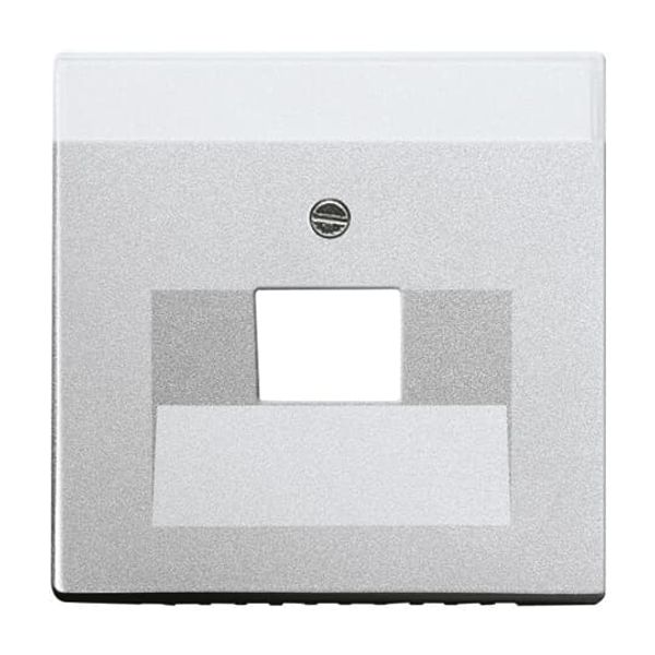 1745-83 CoverPlates (partly incl. Insert) future®, Busch-axcent® Aluminium silver image 4
