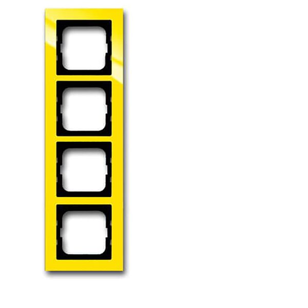 1724-285 Cover Frame Busch-axcent® yellow image 1