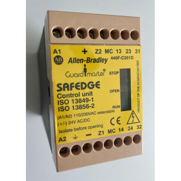 Matguard, Safedge Controller, 12VDC, IP40, DIN Rail Mount image 1