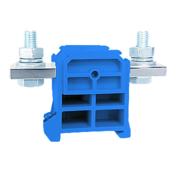 Rail-mounted screw terminal block ZSG1-70.0n blue image 1