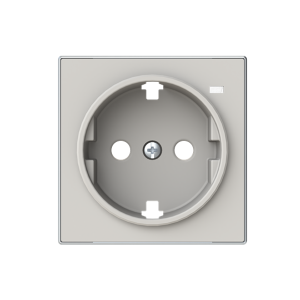 8588.8 DN Cover Schuko socket w/LED Socket outlet Central cover plate Sand - Sky Niessen image 1