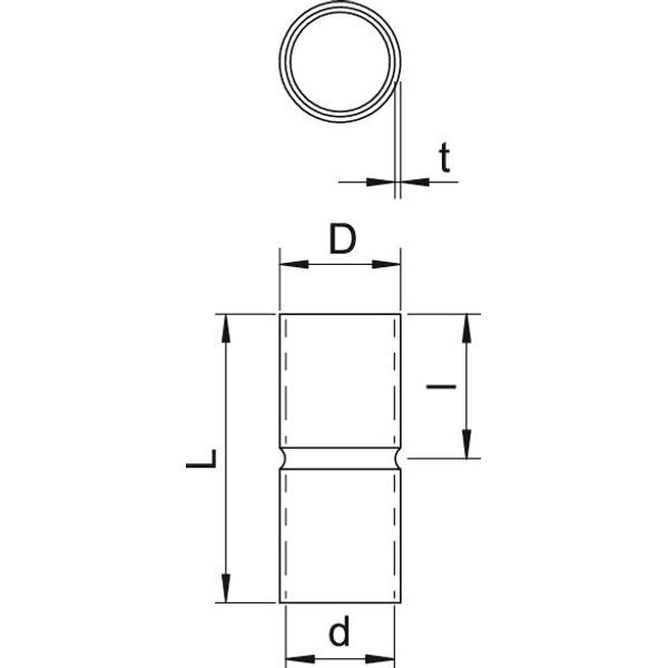 SV50W FT Conduit plug-in coupler without thread ¨50mm image 2