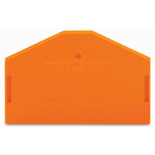 End and intermediate plate 2.5 mm thick orange image 3