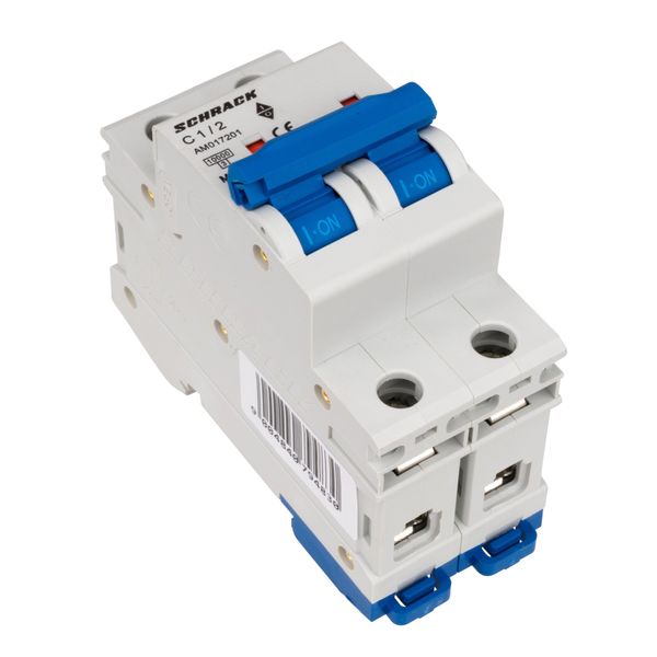 Miniature Circuit Breaker (MCB) AMPARO 10kA, C 1A, 2-pole image 3