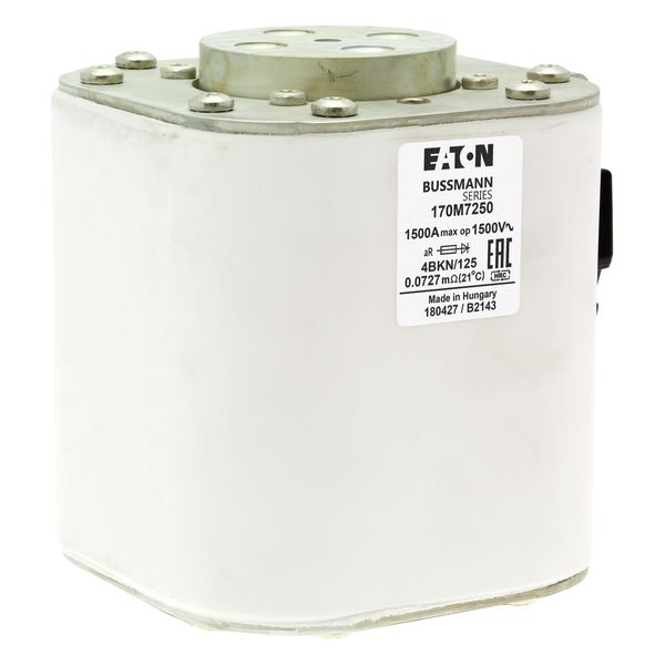 Fuse-link, high speed, 1500 A, AC 1500 V, size 4, 120 x 105 x 125 mm, aR, IEC, single indicator image 19