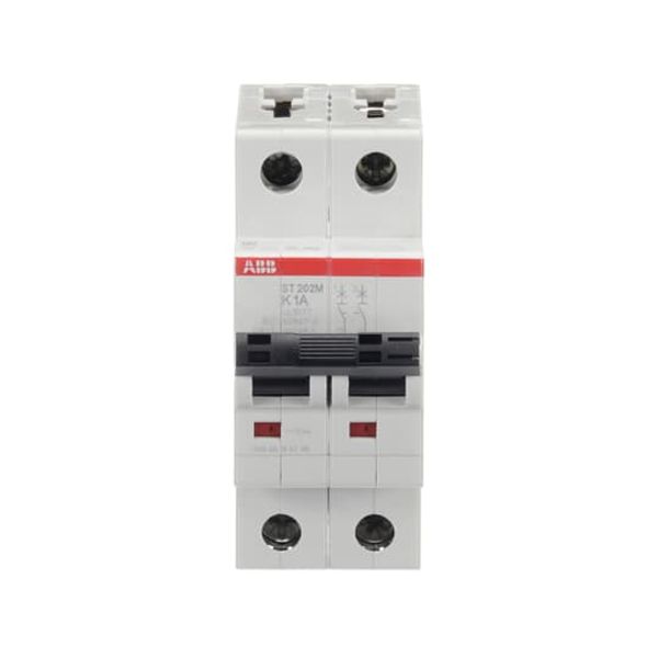 ST202M-K1 Miniature Circuit Breaker - 2P - K - 1 A image 1