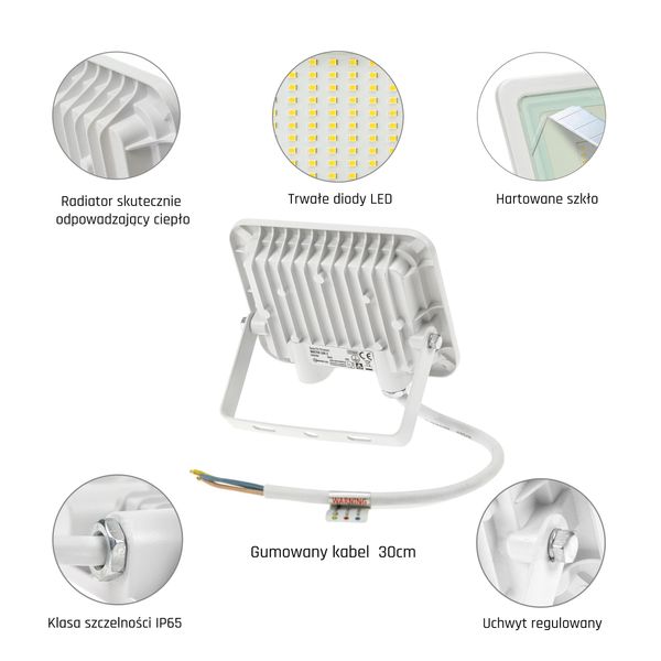 NOCTIS LUX 2 SMD 230V 20W IP65 CW white image 3