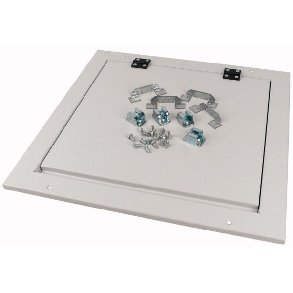 Top plate, for arc protection, for WxD=600x800mm, IP40, grey image 1