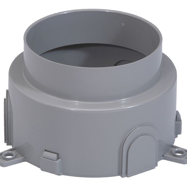 Flush-mounting box - for concrete for floor service outlet box image 2