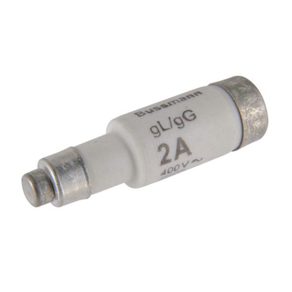 Fuse-link, LV, 2 A, AC 400 V, D01, gL/gG, IEC, time-delay image 10