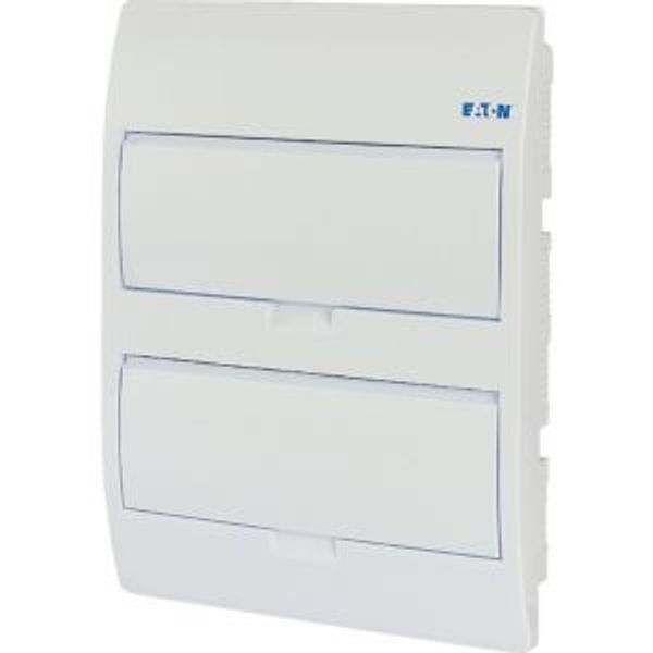 ECO Compact distribution board, flush mounting, 2-rows, 12 MU, IP40 image 3