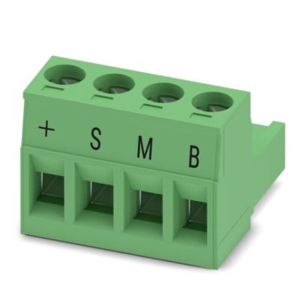 MSTB 2,5/ 4-ST BD:+,S,M,B - PCB connector image 1