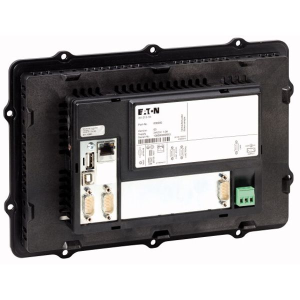 Rear mounting control panel, 24VDC,10 Inches PCT-Displ.,1024x600,2xEthernet,1xRS232,1xRS485,1xCAN,1xSD slot,PLC function can be fitted by user image 1
