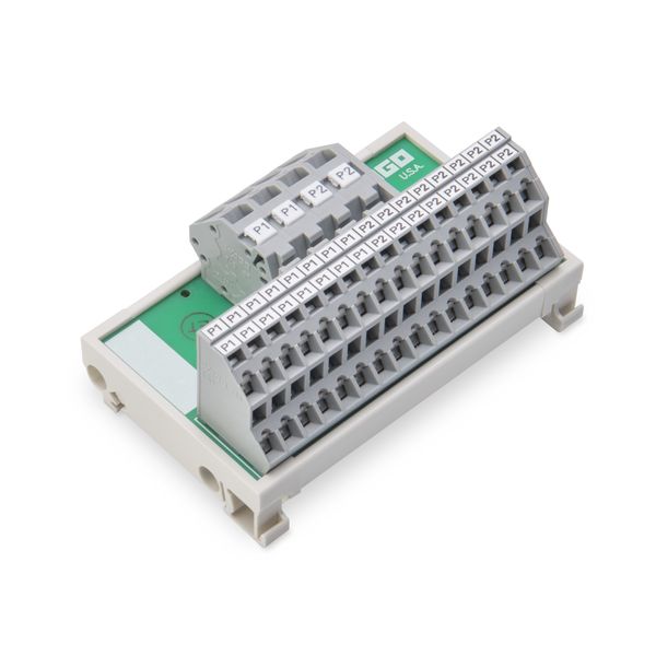 830-800/000-307 Potential distribution module; 2 potentials; with 2 input clamping points each image 1