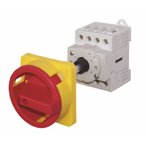 Emergency-Stop Main Switch 4-pole, floor mounted, 40A, 15kW image 1