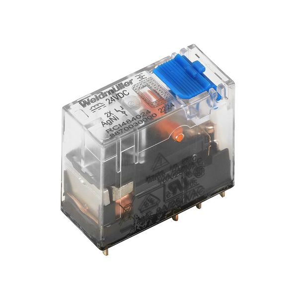 Miniature industrial relay, 24 V DC, No, 1 CO contact (AgNi) , 240 V A image 2