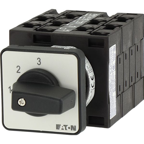 Step switches, T3, 32 A, flush mounting, 5 contact unit(s), Contacts: 9, 45 °, maintained, Without 0 (Off) position, 1-3, Design number 8270 image 16