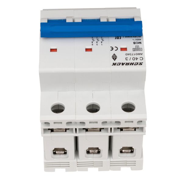 Miniature Circuit Breaker (MCB) AMPARO 10kA, C 40A, 3-pole image 3