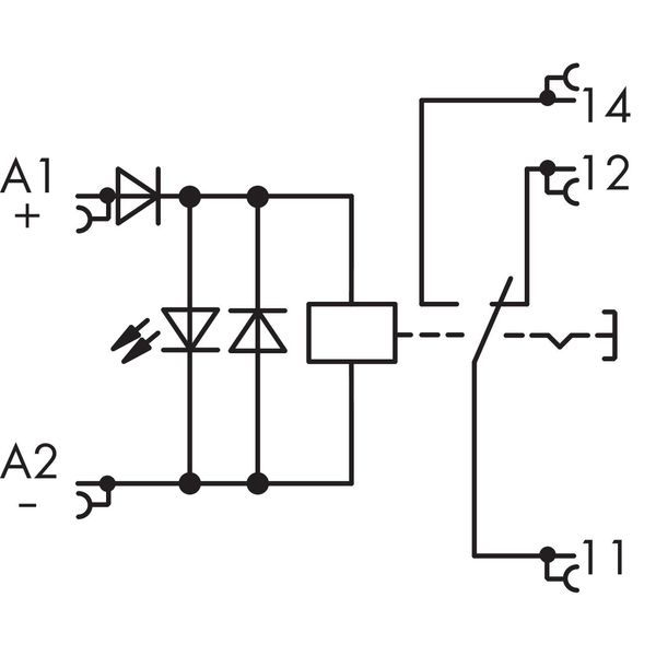 Relay module Nominal input voltage: 24 VDC 1 changeover contact image 5