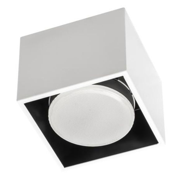 Luminaire without light source - 1x GX53 IP20 - Steel - White image 1