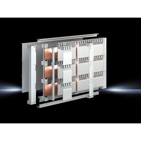 SV Busbar support, 3-pole, 185 mm bar centre distance image 4