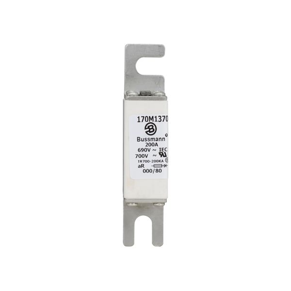 Fuse-link, high speed, 200 A, AC 690 V, DIN 000, 21 x 40 x 100 mm, aR, DIN, IEC, single indicator image 7