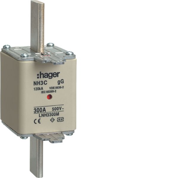 NH fuse NH3C gG 500V 300A central indic. image 1
