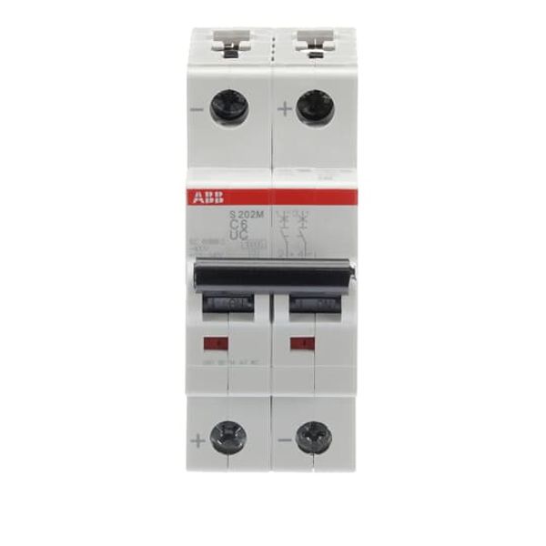 S202M-C6UC Miniature Circuit Breaker - 2P - C - 6 A image 2