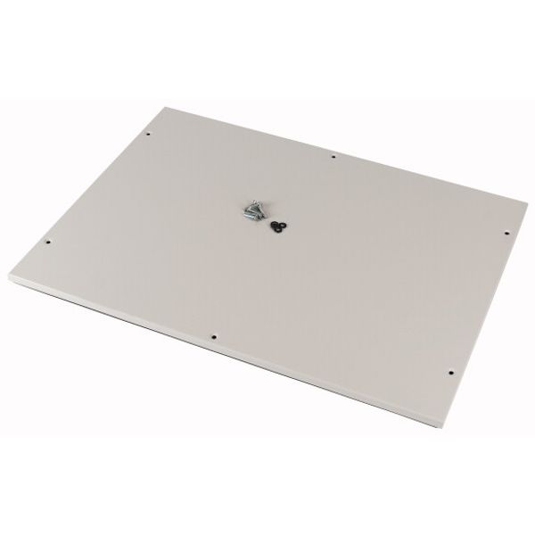 Top plate for OpenFrame, closed, W=800mm, grey image 1