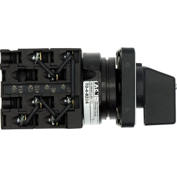 Step switches, T0, 20 A, flush mounting, 4 contact unit(s), Contacts: 7, 45 °, maintained, Without 0 (Off) position, 1-7, Design number 8234 image 18