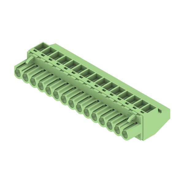 PCB plug-in connector (wire connection), 5.00 mm, Number of poles: 15, image 3