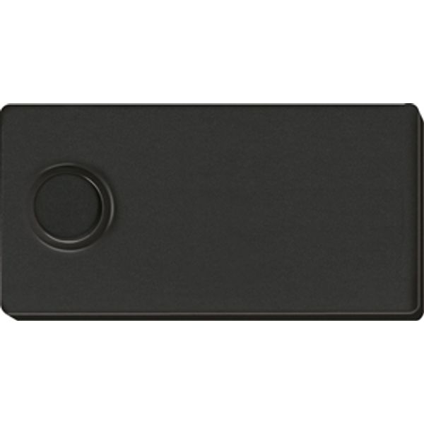 Wireless 1-way pushbutton without battery or wire, anthracite matt image 1