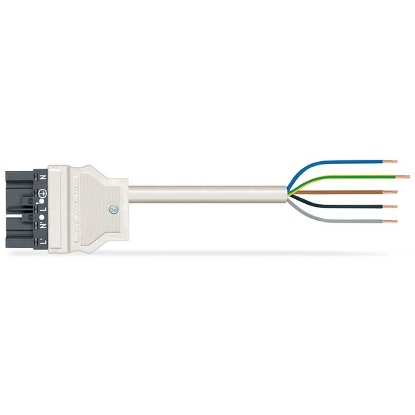 pre-assembled connecting cable Eca Plug/open-ended dark gray image 4