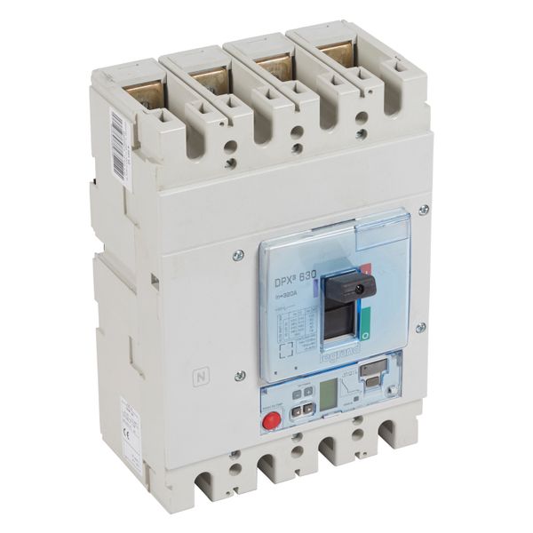 MCCB DPX³ 630 - S2 elec release + central - 4P - Icu 100 kA (400 V~) - In 320 A image 1