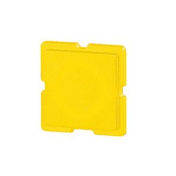 Button plate, 25 x 25 mm, yellow image 4